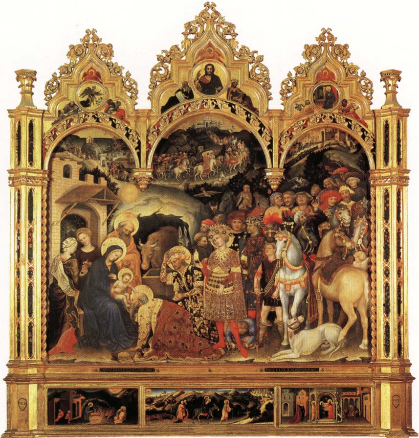 Gentile da Fabriano Adoration of the Magi and Other Scenes